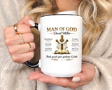 Personalized Man of God Mug, Christian Pastor Appreciation Gift, Custom Faith Coffee Mug for Pastor, Church Leader Thank You Gift