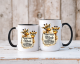 Funny Giraffe Coffee Mug, I Don't Have Attitude I Have A Personality You Can't Handle Mug, Sarcastic Animal Lover Gift