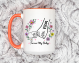 Forever My Baby Mug, Mother Daughter Gift, Son Gift From Mom, Pinky Promise Coffee Mug, Family Love Cup, Sentimental Gift