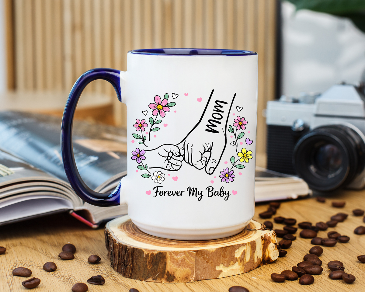 Forever My Baby Mug, Mother Daughter Gift, Son Gift From Mom, Pinky Promise Coffee Mug, Family Love Cup, Sentimental Gift