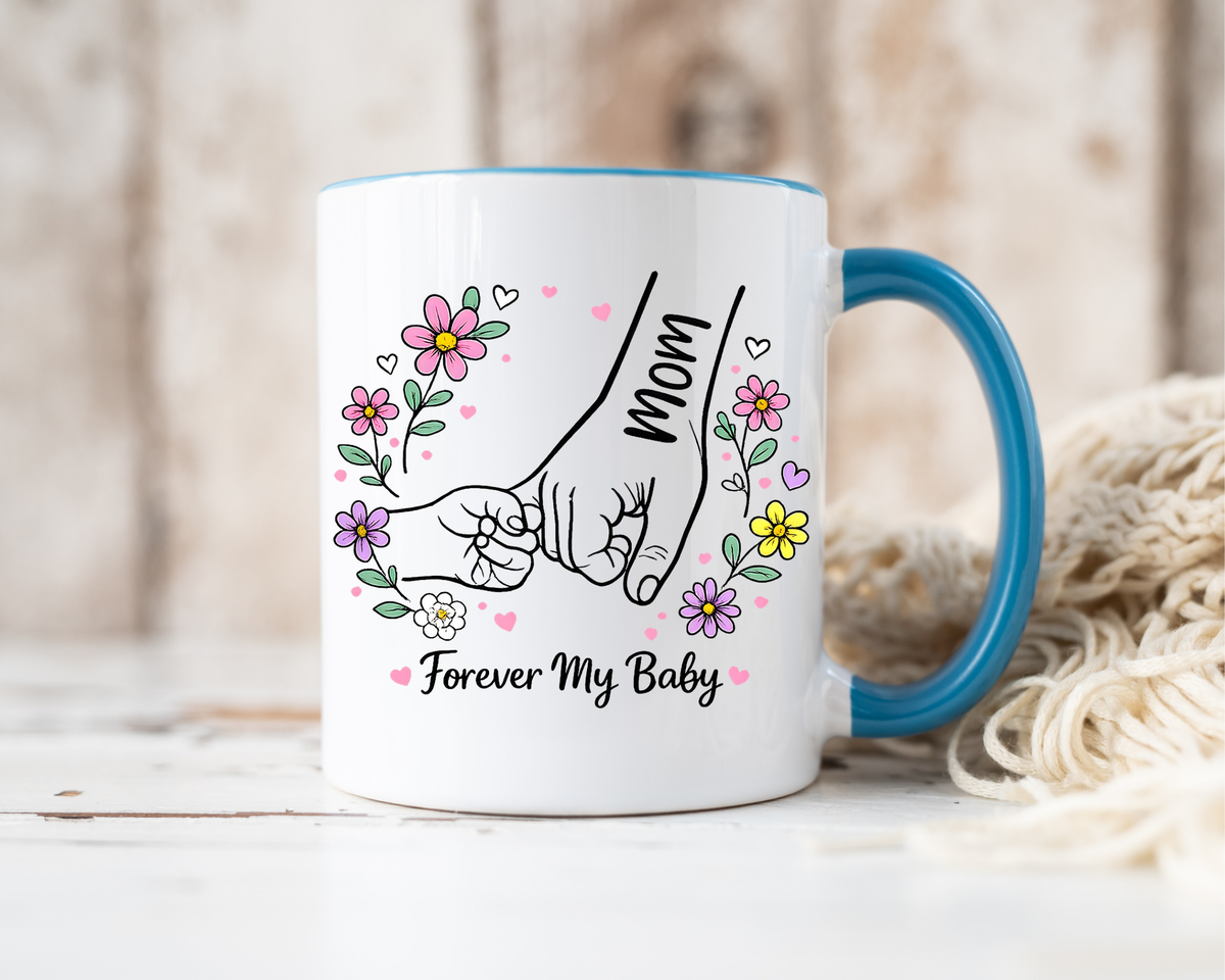 Forever My Baby Mug, Mother Daughter Gift, Son Gift From Mom, Pinky Promise Coffee Mug, Family Love Cup, Sentimental Gift