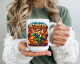 Funny Cat Mug, Chaos Cat Coffee Mug, Cat Lover Gift, Dinosaur Cat Mug, Sarcastic Cat Cup, Gamer Cat Gift, Cat Mom Present