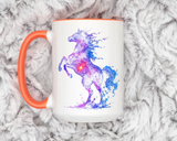 Galaxy Horse Mug, Cosmic Horse Coffee Mug, Horse Lover Gift, Celestial Horse Cup, Equestrian Mug, Fantasy Horse Art, Horse Mom Gift
