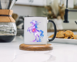 Galaxy Horse Mug, Cosmic Horse Coffee Mug, Horse Lover Gift, Celestial Horse Cup, Equestrian Mug, Fantasy Horse Art, Horse Mom Gift