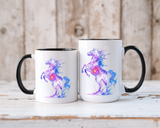 Galaxy Horse Mug, Cosmic Horse Coffee Mug, Horse Lover Gift, Celestial Horse Cup, Equestrian Mug, Fantasy Horse Art, Horse Mom Gift