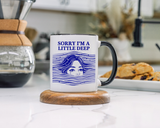 Funny Introvert Mug, Social Anxiety Coffee Mug, Deep Thinker Gift, Sarcastic Humor Cup, Emotional Ocean Mug, Mental Health Gift