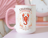 Scorpio Zodiac Coffee Mug, Celestial Stinger Astrology Mug, Water Sign Gift for Scorpio Woman, Horoscope Coffee Cup, Zodiac Lover Gift