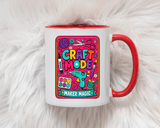 Craft Lover Coffee Mug, Craft Mode Maker Magic Mug, Gift for Crafters and DIY Enthusiasts, Creative Hobby Coffee Cup for Makers