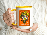Painter Tarot Card Mug, Artist Coffee Mug, Creative Artist Gift, The Painter Art Lover Cup, Unique Painting Gift for Women and Men