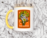 Painter Tarot Card Mug, Artist Coffee Mug, Creative Artist Gift, The Painter Art Lover Cup, Unique Painting Gift for Women and Men