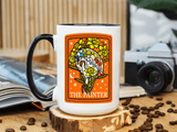 Painter Tarot Card Mug, Artist Coffee Mug, Creative Artist Gift, The Painter Art Lover Cup, Unique Painting Gift for Women and Men