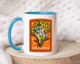 Painter Tarot Card Mug, Artist Coffee Mug, Creative Artist Gift, The Painter Art Lover Cup, Unique Painting Gift for Women and Men