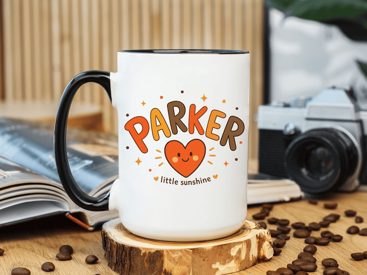 Personalized Family Name Mug, Custom Last Name Coffee Mug, Parker Little Sunshine Gift, Personalized Family Coffee Cup for Parents