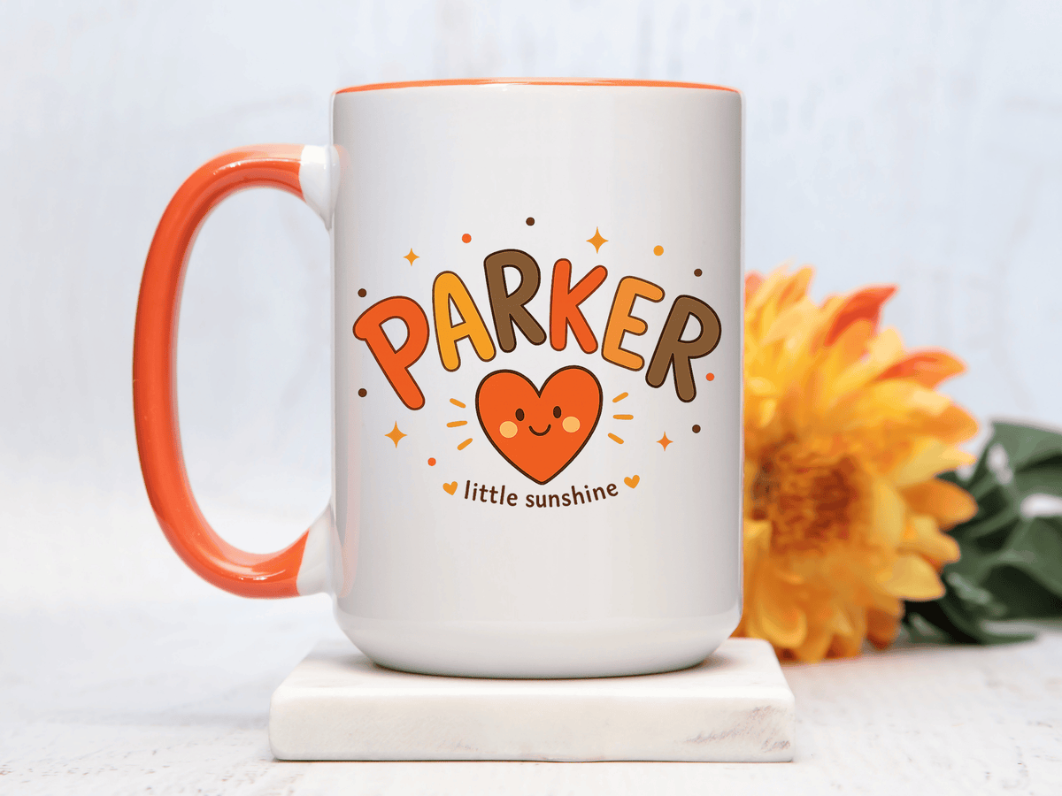 Personalized Family Name Mug, Custom Last Name Coffee Mug, Parker Little Sunshine Gift, Personalized Family Coffee Cup for Parents