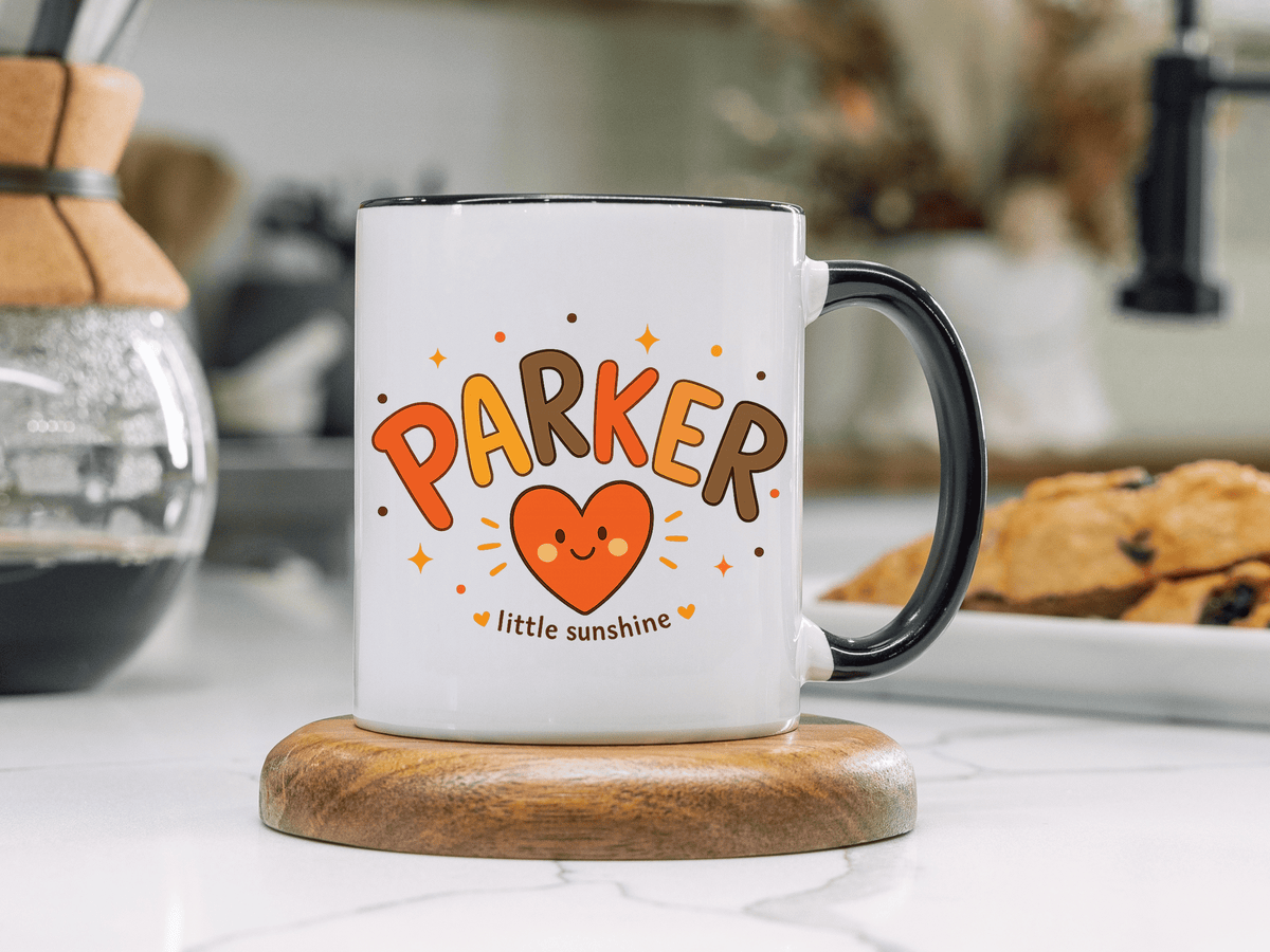 Personalized Family Name Mug, Custom Last Name Coffee Mug, Parker Little Sunshine Gift, Personalized Family Coffee Cup for Parents