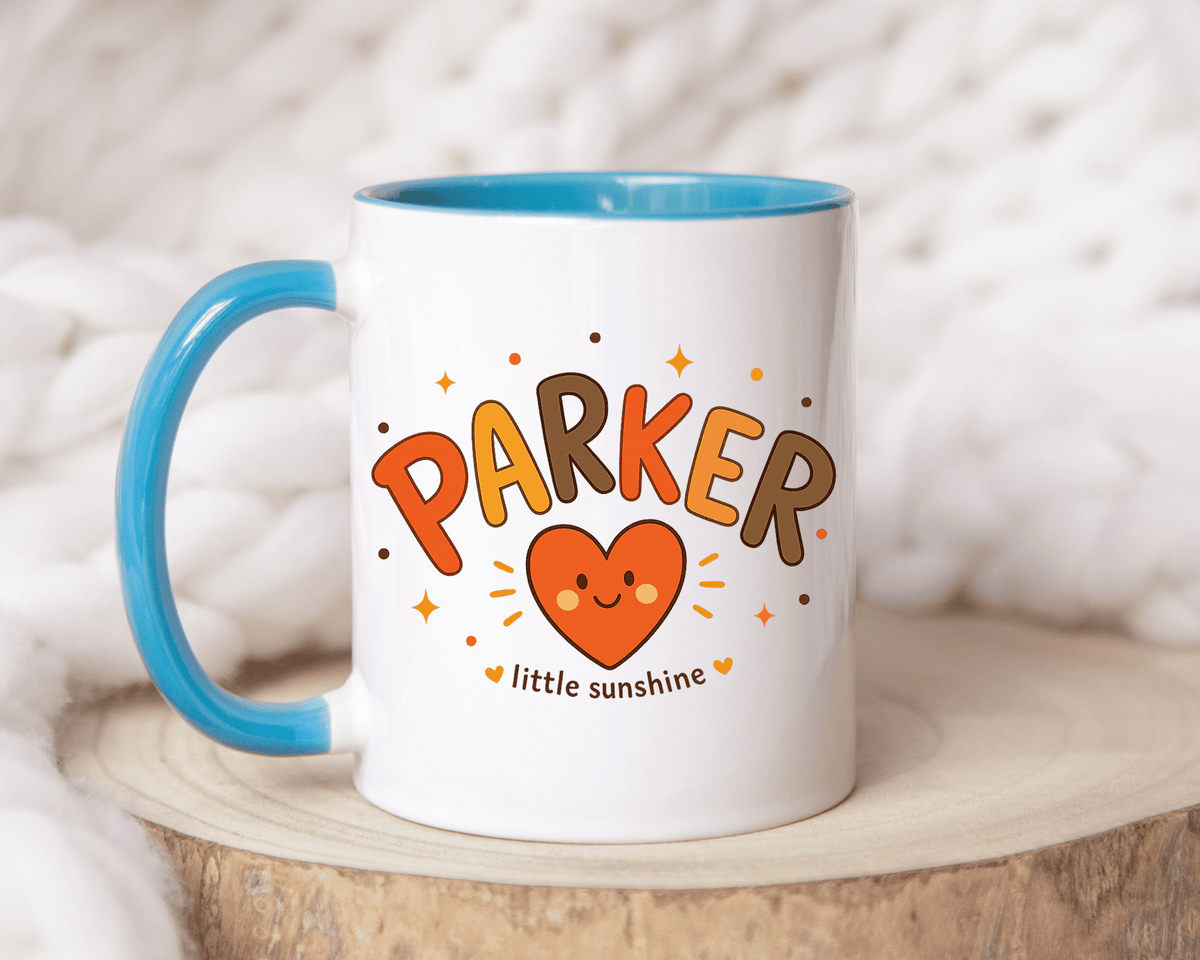 Personalized Family Name Mug, Custom Last Name Coffee Mug, Parker Little Sunshine Gift, Personalized Family Coffee Cup for Parents