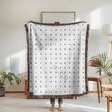 Animal Word Search Woven Blanket, Educational Puzzle Throw Blanket, Personalized Learning Gift for Kids, Animal Lover Activity Blanket
