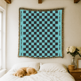 Personalized I Love You Dad Woven Blanket, Father's Day Gift from Daughter or Son, Sentimental Dad Throw Blanket, Custom Family Gift
