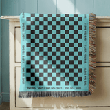 Personalized I Love You Dad Woven Blanket, Father's Day Gift from Daughter or Son, Sentimental Dad Throw Blanket, Custom Family Gift