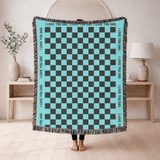 Personalized I Love You Dad Woven Blanket, Father's Day Gift from Daughter or Son, Sentimental Dad Throw Blanket, Custom Family Gift
