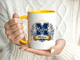 Personalized Initial Name Mug, Custom Monogram Coffee Mug for Men and Boys, Letter Mug with Name, Birthday Gift for Son, Unique Custom Cup