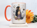 Intuitive Dreamer Astrology Coffee Mug, Mystic Woman Zodiac Mug, Written in Stardust Cup, Celestial Goddess Gift, Spiritual Coffee Mug