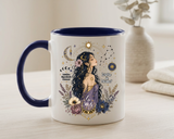 Intuitive Dreamer Astrology Coffee Mug, Mystic Woman Zodiac Mug, Written in Stardust Cup, Celestial Goddess Gift, Spiritual Coffee Mug