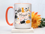 Personalized Cat Aunt Coffee Mug, Custom Cat Mom Style Mug with Name, Official Cat Aunt Gift, Cat Lover Coffee Cup, Pet Owner Mug