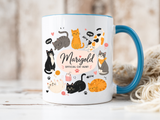 Personalized Cat Aunt Coffee Mug, Custom Cat Mom Style Mug with Name, Official Cat Aunt Gift, Cat Lover Coffee Cup, Pet Owner Mug