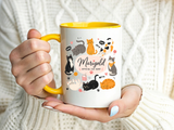 Personalized Cat Aunt Coffee Mug, Custom Cat Mom Style Mug with Name, Official Cat Aunt Gift, Cat Lover Coffee Cup, Pet Owner Mug
