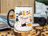 Personalized Cat Aunt Coffee Mug, Custom Cat Mom Style Mug with Name, Official Cat Aunt Gift, Cat Lover Coffee Cup, Pet Owner Mug