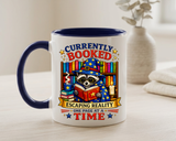 Currently Booked Reading Mug, Book Lover Coffee Mug, Funny Bookworm Gift, Reader Mug for Book Lovers, Cozy Literary Cup