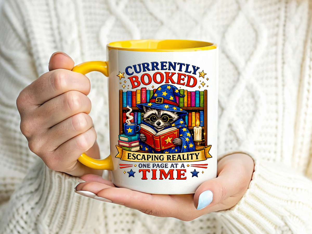 Currently Booked Reading Mug, Book Lover Coffee Mug, Funny Bookworm Gift, Reader Mug for Book Lovers, Cozy Literary Cup