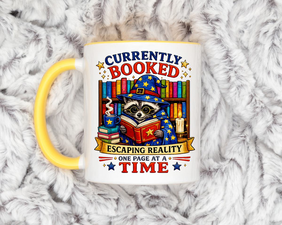 Currently Booked Reading Mug, Book Lover Coffee Mug, Funny Bookworm Gift, Reader Mug for Book Lovers, Cozy Literary Cup