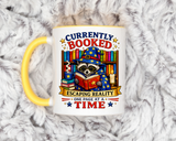 Currently Booked Reading Mug, Book Lover Coffee Mug, Funny Bookworm Gift, Reader Mug for Book Lovers, Cozy Literary Cup