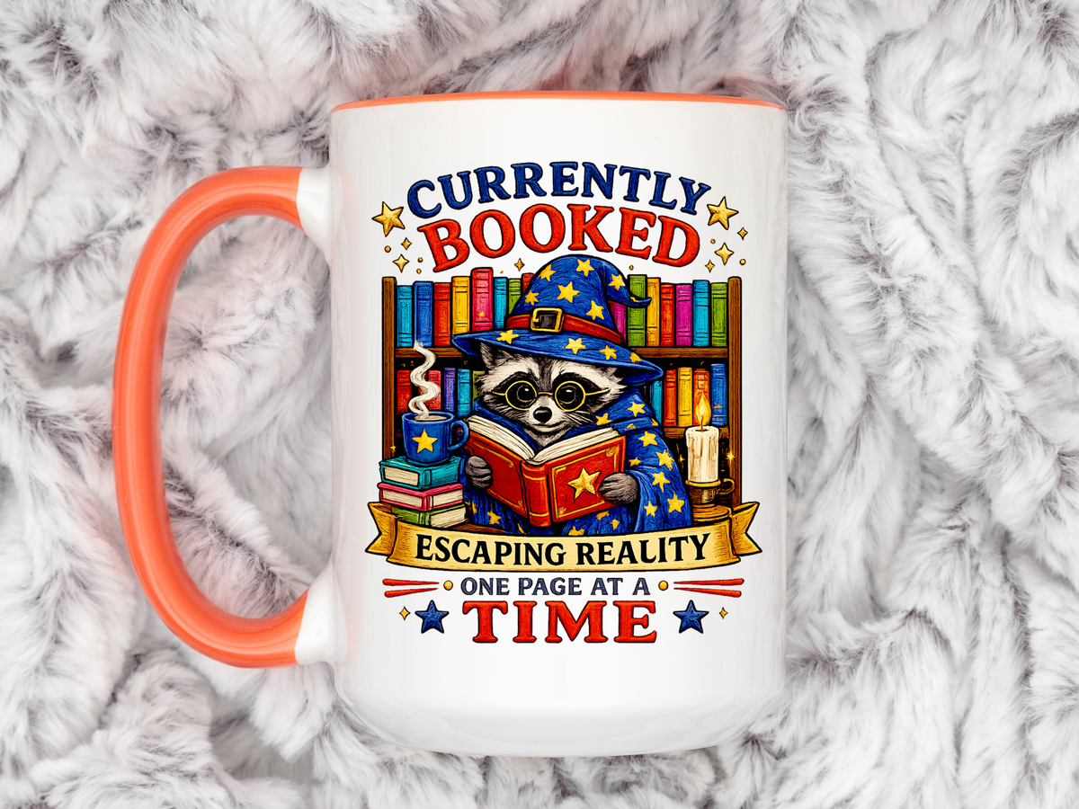 Currently Booked Reading Mug, Book Lover Coffee Mug, Funny Bookworm Gift, Reader Mug for Book Lovers, Cozy Literary Cup