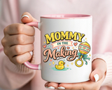 Mommy In The Making Mug, Pregnancy Announcement Coffee Mug, Expecting Mom Gift, First Time Mom Cup, Baby Shower Gift for Mom