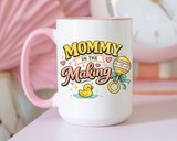Mommy In The Making Mug, Pregnancy Announcement Coffee Mug, Expecting Mom Gift, First Time Mom Cup, Baby Shower Gift for Mom
