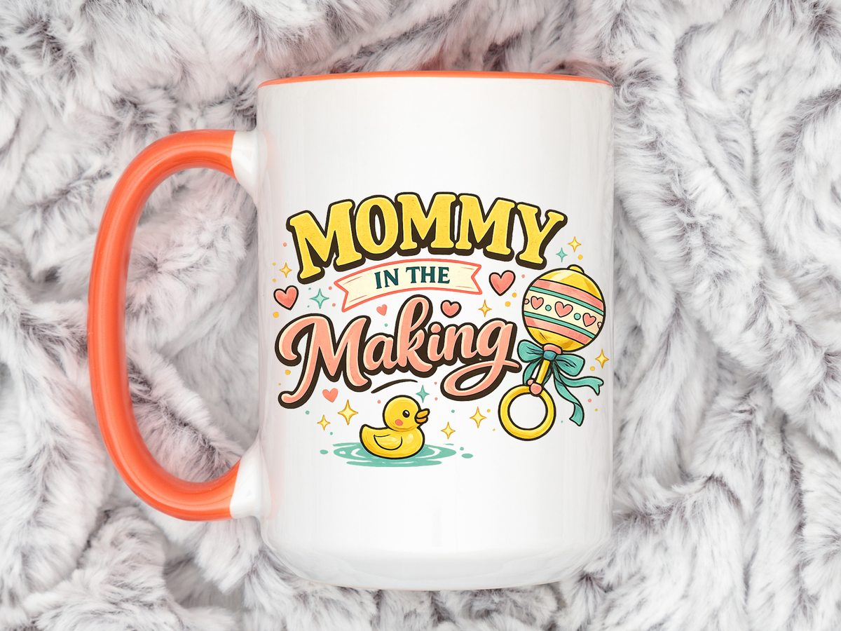 Mommy In The Making Mug, Pregnancy Announcement Coffee Mug, Expecting Mom Gift, First Time Mom Cup, Baby Shower Gift for Mom