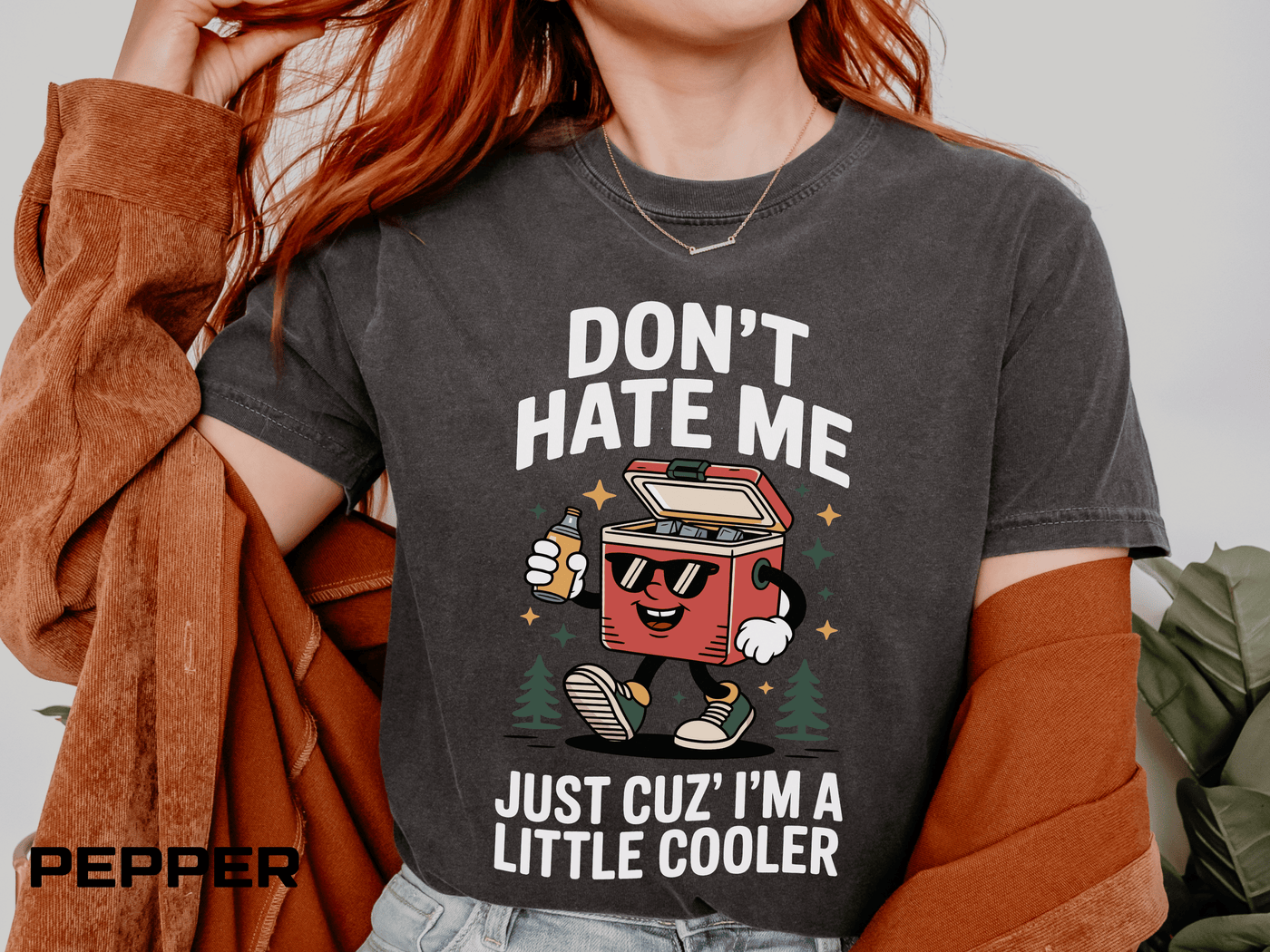 Funny Cooler Pun Comfort Colors Shirt, Camping Beer Lover Graphic Tee, Dad Joke Outdoor Shirt, Lake Trip Gift for Men Women