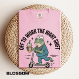 Night Shift Nurse Comfort Colors Shirt, Funny Nurse Frog Tee, Healthcare Worker Gift, RN CNA Nursing School Graduate Shirt