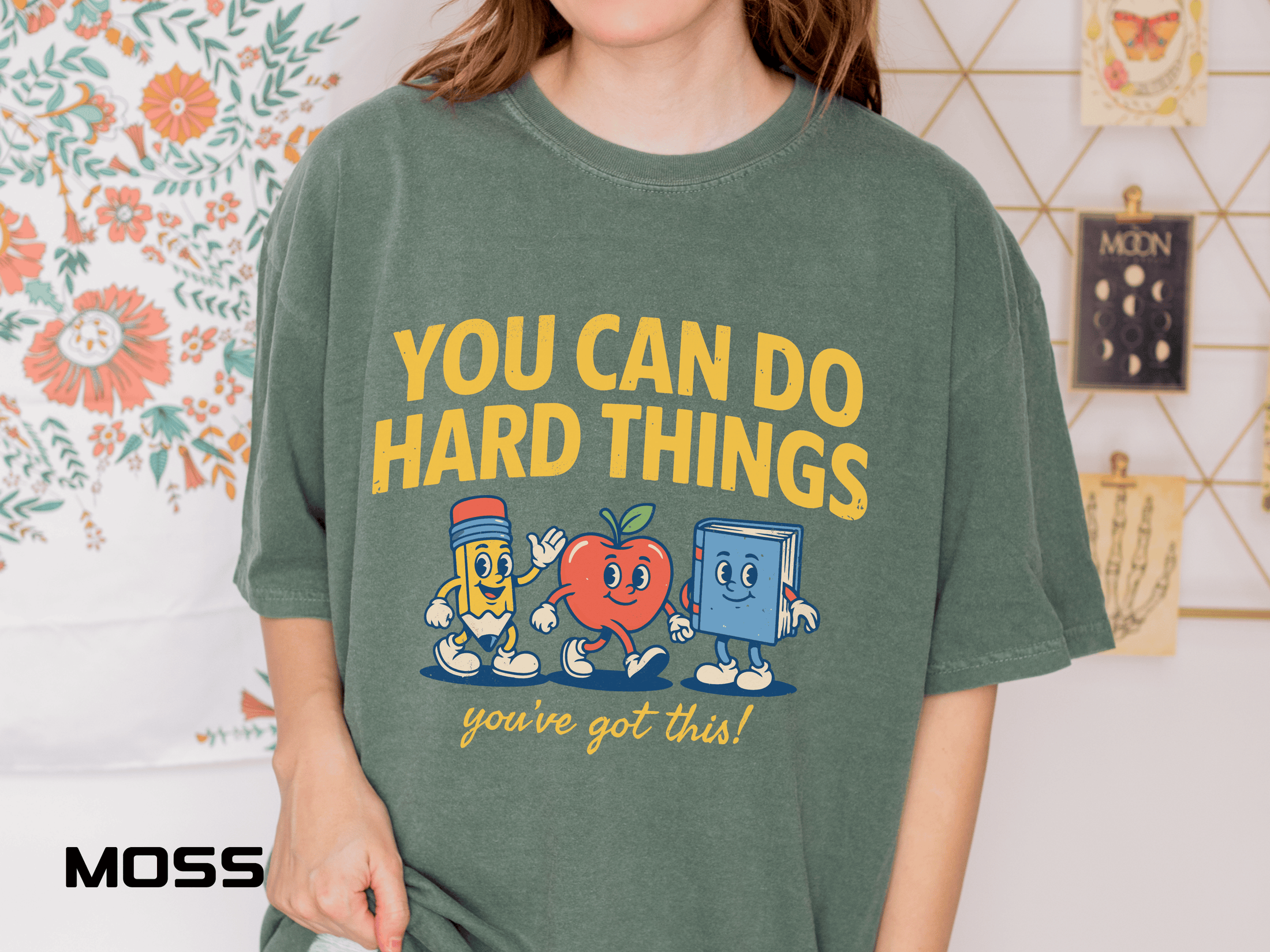 You Can Do Hard Things Teacher Shirt, Motivational Classroom Comfort Colors Tee, School Counselor Gift, Positive Educator Shirt