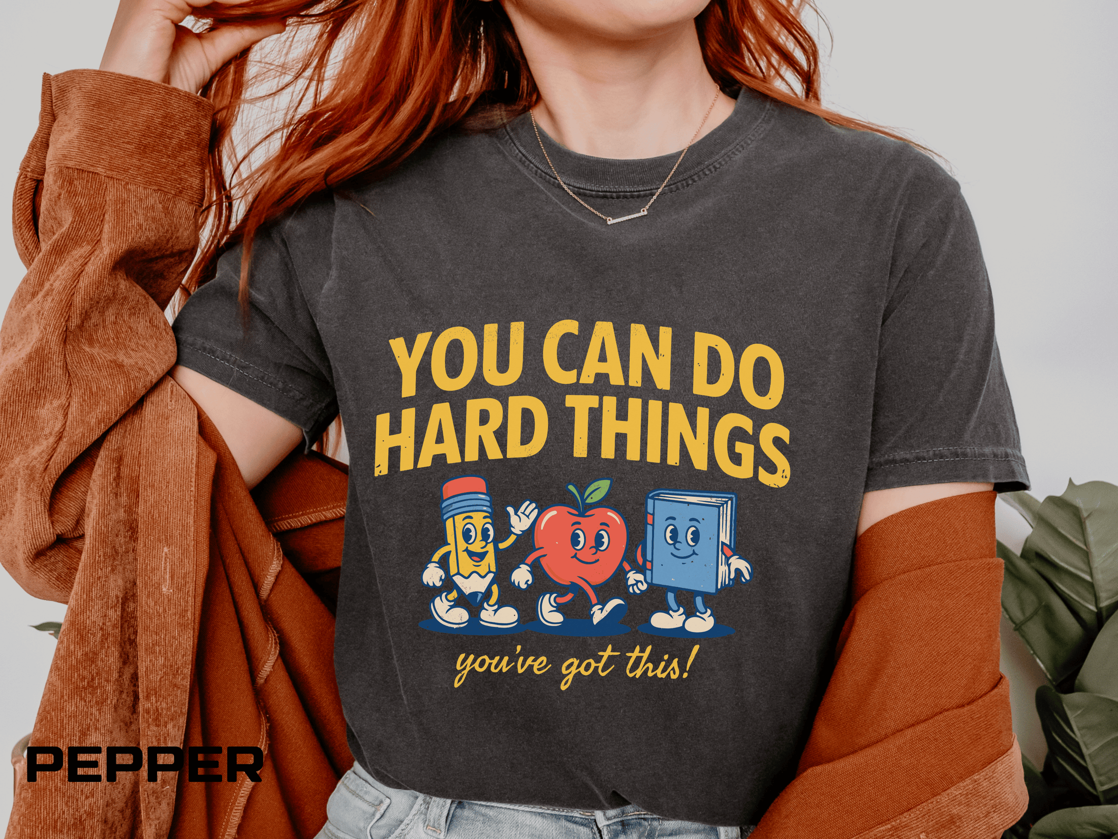 You Can Do Hard Things Teacher Shirt, Motivational Classroom Comfort Colors Tee, School Counselor Gift, Positive Educator Shirt