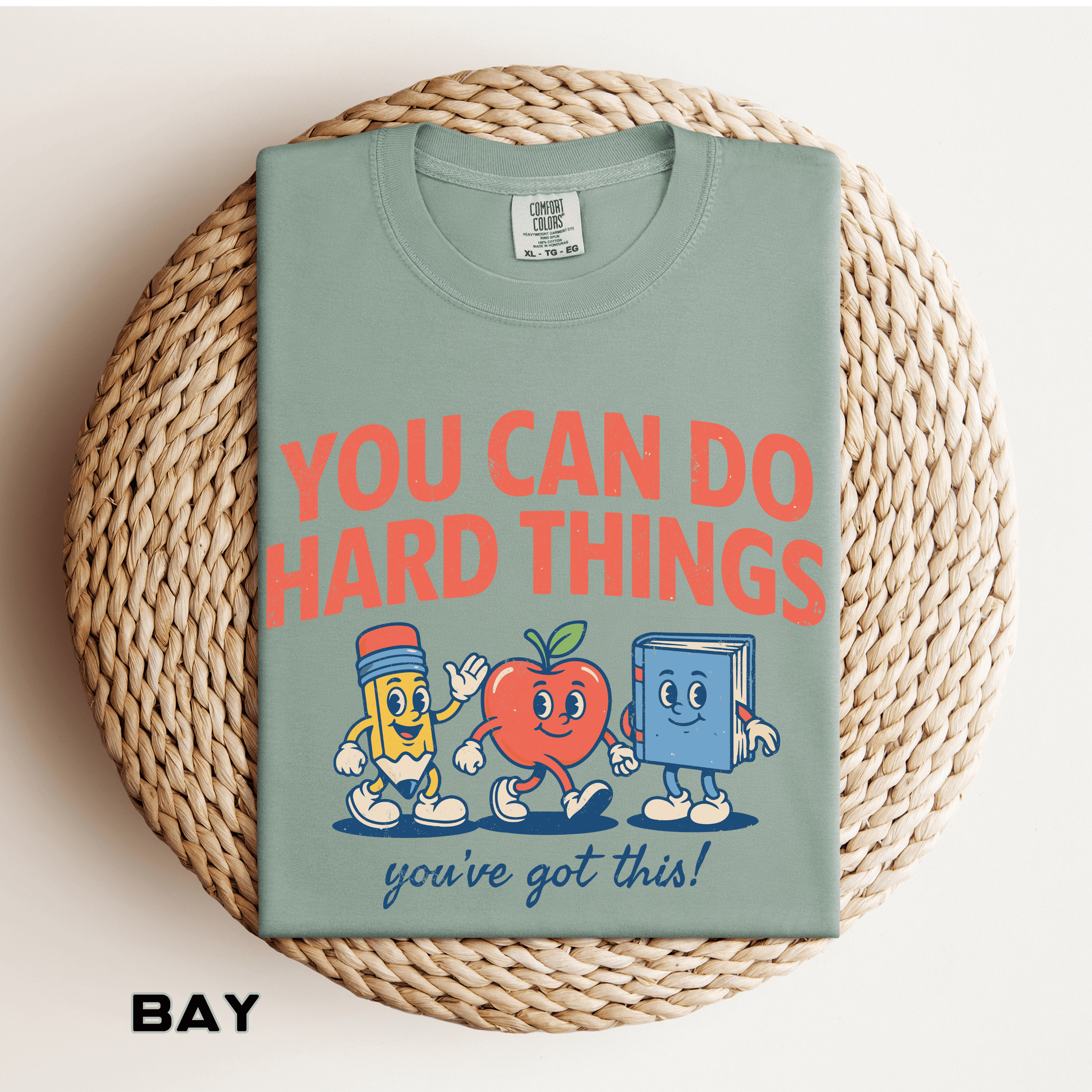 You Can Do Hard Things Teacher Shirt, Motivational Classroom Comfort Colors Tee, School Counselor Gift, Positive Educator Shirt