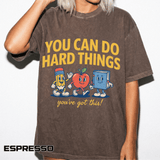 You Can Do Hard Things Teacher Shirt, Motivational Classroom Comfort Colors Tee, School Counselor Gift, Positive Educator Shirt