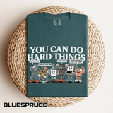 Motivational Teacher Shirt Comfort Colors Tee, You Can Do Hard Things School Counselor Shirt, Positive Classroom Shirt, Educator Gift