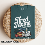 Comfort Colors Tired Moms Book Club Shirt, Book Lover Mom Tee, Reading Mom Shirt, Coffee and Books Graphic Tee, Booktok Gift