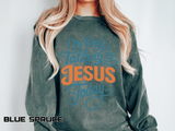 Christian Comfort Colors Sweatshirt, I'm Only Talking to Jesus Today Shirt, Faith Based Sweatshirt, Religious Gift for Women