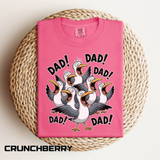 Funny Dad Life Comfort Colors Shirt, Dad Dad Dad Seagull Tee, Fatherhood Humor Graphic Shirt, Father's Day Gift for Dad