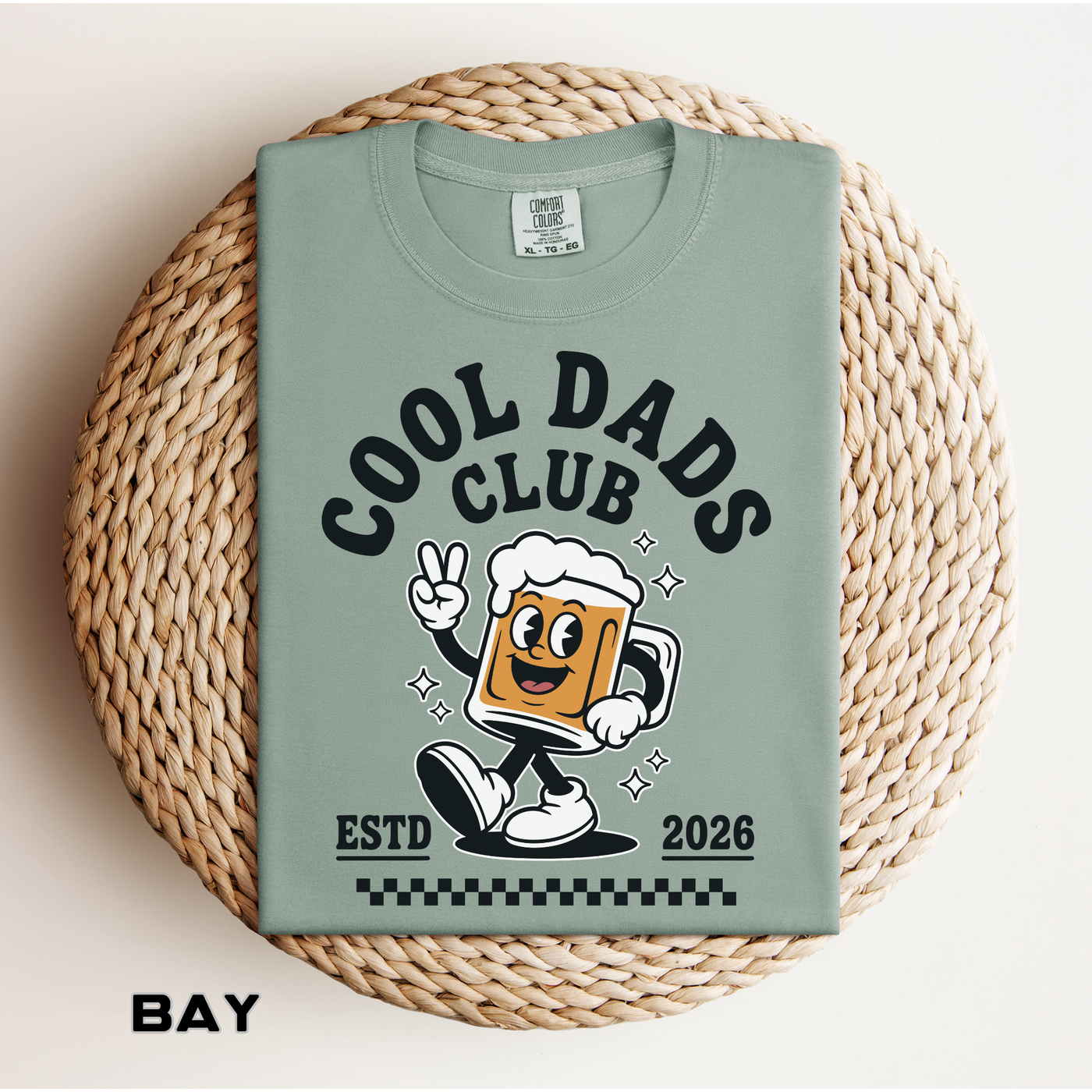 Funny New Dad Comfort Colors Shirt, Cool Dads Club Est 2026 Tee, First Time Dad Gift, Pregnancy Announcement Shirt for Fathers